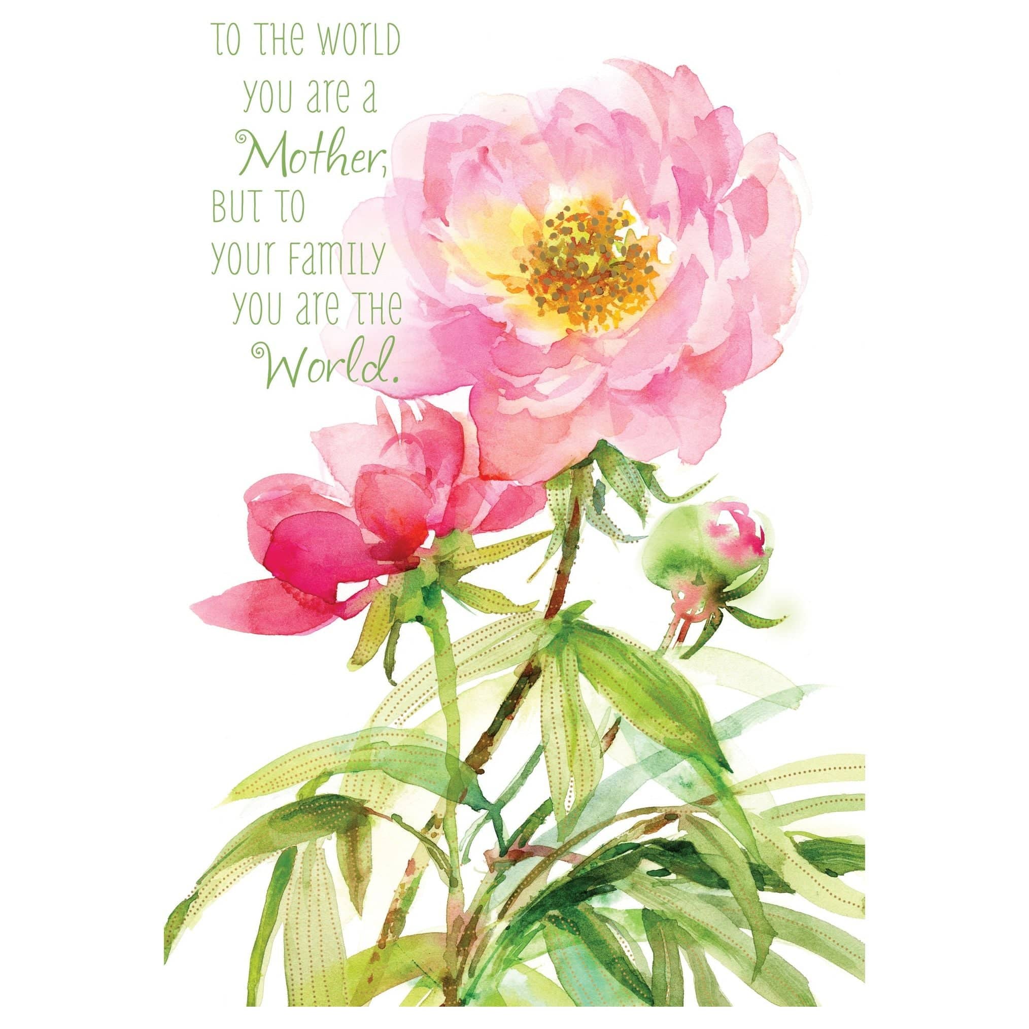 Pink Blooms Mother's Day card by Pictura featuring vibrant floral designs ideal for celebrating moms.